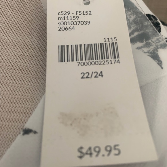 Lane Bryant Star Print Blouse Top NWT 22/24 Wear Open Over Outfit Fun Print - Picture 9 of 10